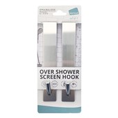 Seymours Over Shower Screen Hook Set of 2