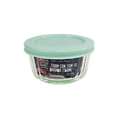 Kates Elara Ribbed Round Glass Container 250ml