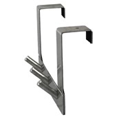 LTW Over Door 3 Hook Stainless Steel With Felt Back