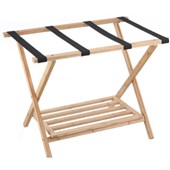 LTW Bamboo Luggage Bag Holder