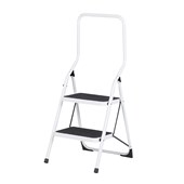 LTW 2 Step Steel Ladder White